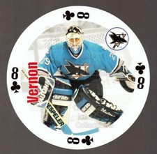 1998-99 NHL Aces Playing Card #21 Mike Vernon