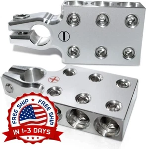 Pinza para terminales de batería de plomo-ácido: positivo y negativo (+/-) NUEVO - Picture 1 of 8