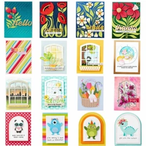 Animales Flores Panda Metal Corte Troqueles Para Hágalo Usted Mismo Libro de Recortes Artesanía Fabricación de Tarjetas - Imagen 1 de 75