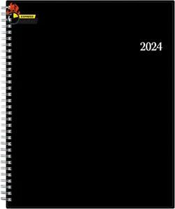 2024 Weekly and Monthly Appointment Book and Planner, 8.5" X 11", Flexible Cover - Picture 1 of 12