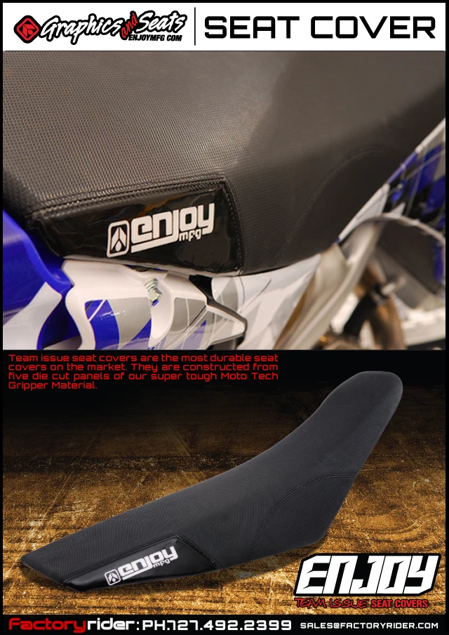 Husqvarna TC TE TXC 250 310 2009-2013 4 tiempos cubierta de asiento todo negro - #139 Foto 1 de 2