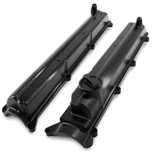 1JZ GTE VVTI Billet Black Valve Covers Bolts 1J Swap AN10 For Lexus Toyota - Picture 1 of 3