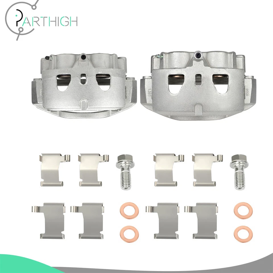 Front Brake Calipers With Bracket For 2011-2017 Chevrolet Silverado 2500 3500 HD — 第 1/1 张图片