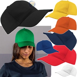 CAPPELLO da Adulto UOMO Donna LAVORO regolabile COTONE Cappellino Baseball CAP - Imagen 1 de 21