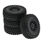 Car Rubber Tires 4pcs Truck Rubber Tyres Wheel Accessory Parts For 1:12