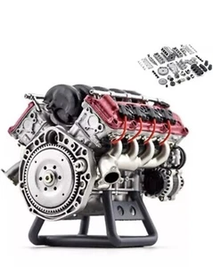Cison V8 Engine Kit,Mini V8 Engine Kits That Runs,V8 Engine Model Kit That Works - Picture 1 of 9