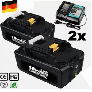 Set 2 pezzi originali 18 V/9,0 Ah per batteria Makita BL1860B-- 197422-4 BL1850 BL1830 B ITA - Foto 1 di 43