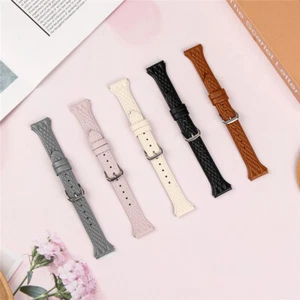 Slim Leather Wrist Strap Band for Samsung Galaxy Watch 3 4 5 6 7 40/44mm Active2 - Picture 1 of 42