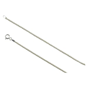 Sterling Silber Popcorn 180 1,3 mm Halskette Kette Italien Italien Massiv 0,925 - Bild 1 von 9