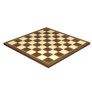 20 Inch Walnut Chess Board  - Picture 1 of 4