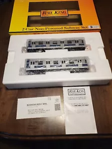 NOS ~ MTH RAIL KING 2 AUTO METROPOLITANA SET NON ALIMENTATO 30-2161 O CALIBRO ~ T5676 - Foto 1 di 7