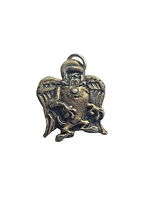 Taz-Mania Devil w/ Angel Wing (Warner Brothers) 1998 Brass Pendant/Charm - Picture 1 of 3