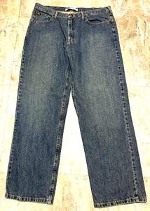 Pantalones de mezclilla Lee para hombre calce relajado pierna recta 40x32 azul - Imagen 1 de 5