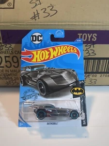  Hot Wheels~2018~Batmobile~Batman~Chrome~DC Comics~3/5~9/250~Blue Rims~NIP - Picture 1 of 5