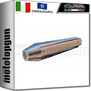scarico omologato gpr ultracone cafe racer per moto guzzi quota 1000 1992 92 - Foto 1 di 3