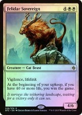 MTG Rare - FOIL Felidar Sovereign x1 NM - Battle for Zendikar