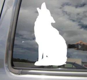 Howling Coyote Western Cowboy Car Laptop Bumper Window Vinyl Decal Sticker 01384 - Bild 1 von 2
