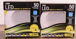 2-FeitElectric 50W Retro Fit Recessed Daylight LED Easy Installation Energy Star - Picture 1 of 3