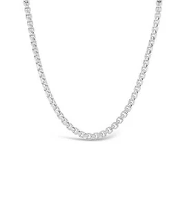 Olive & Chain 14k White Gold Round Box Chain Necklace - Picture 1 of 25
