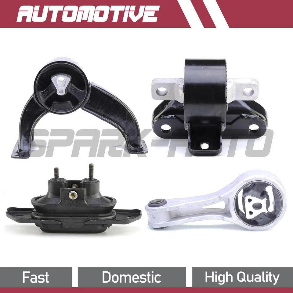 Комплект креплений двигателя, стойки крутящего момента и автоматической коробки передач 4 шт для Dodge Avenger 2010 - Изображение 1 из 4