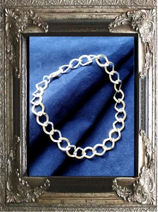 BETTELARMBAND GLIEDERARMBAND für CHARM ANHÄNGER silber Längenwahl 14 bis 24cm - Bild 1 von 2