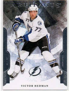 2011 Upper Deck Artifacts  #77 Victor Hedman Tampa Bay Lightning 84