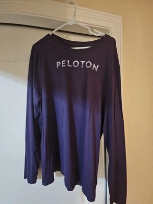  NOVA Camisa Peloton XL Roxa Manga Longa Masculina Bicicleta Ciclismo Treino Camisa - Imagem 1 de 4