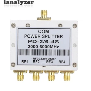 PD-2/6-4S 2000-6000MHz Microstrip Sdoppiatore di Alimentazione 4 Vie Divisore di Alimentazione RF - Foto 1 di 6