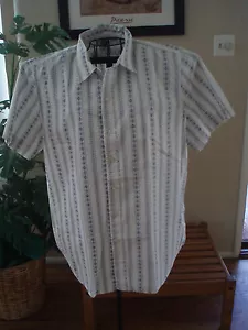Kennington Button Down Men's Dress Shirts Floral-Geometric Blue XL or 2XL NWOT - Picture 1 of 18