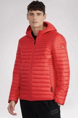 CHAQUETA NUEVA PAJAR HOMBRE ÁGUILA PESCADORA LIGERA EMBALABLE ACOLCHADA PUFFER ROJA TALLA S Foto 1 de 3