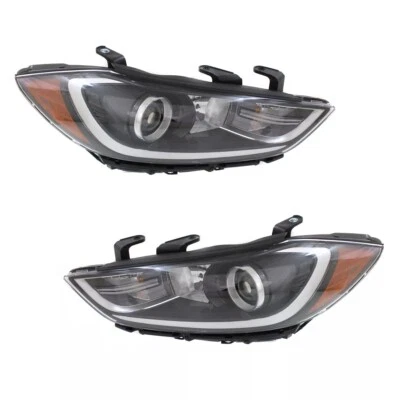 Headlight Set For USA Built 2017-2018 Elantra Sedan w/o DRL HY2503203 HY2502203 Foto 1 de 4