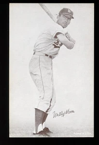 1947-66 Exhibits Wally Moon EX - Picture 1 of 2