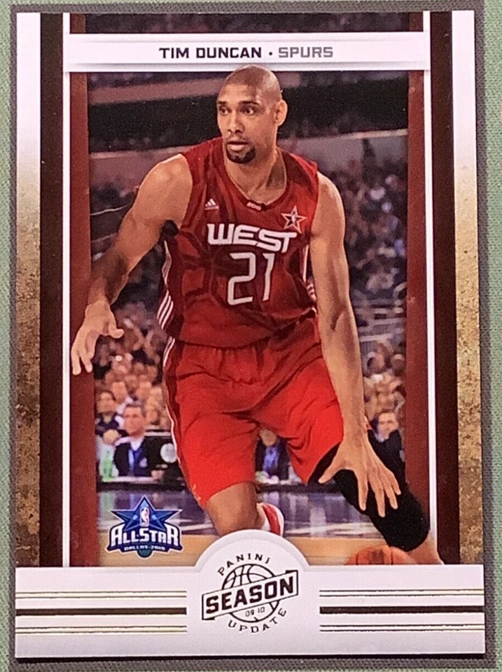 2010-11 Tim Duncan /24 Season Update Panini Card #200 - Image 1 of 3
