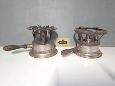 Lot de 2 Réchauds Anciens - Rechaud Pigeon Et Le Sauveur - Vintage Camping - Photo 1/4