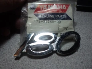 Yamaha YCS1 YCS1C 180 1968 emblema 6 cubiertas laterales nos OEM 174-21786-00 - Imagen 1 de 6