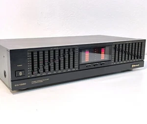 Vintage Sherwood EQ-1330 Stereo Graphic Equaliser - 9 Band - LED - Equalizer - Foto 1 di 14