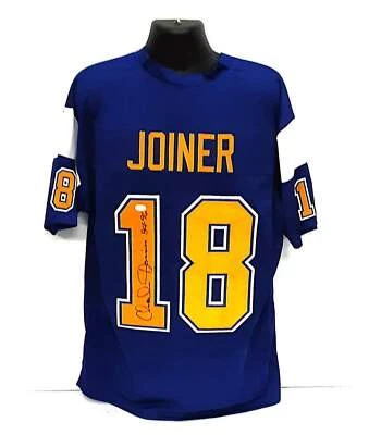 Camiseta Charlie Joiner Auténtica Firmada Estilo Profesional con Inscripción Autografiada JSA Foto 1 de 4