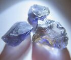 24.70 carats 3 x Natural Kenyan Light Blue Iolite Crystals - Facet Rough