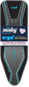 Ergo Extra Thick Elasticated Replacement Ironing Board Cover, Black, 122 X 38Cm - Picture 1 of 16
