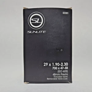 TUBO INTERIOR BICICLETA SUNLITE #63391, 29" X 1.90 - 2.30 48mm PRESTA - Imagen 1 de 10