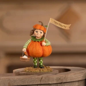Bethany Lowe Petunie Pumpkin Pie Halloween Mädchen Figur TD4163 - Bild 1 von 2