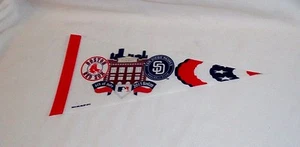 Boston Red Sox San Diego Padres July 4th 2013 Fenway Park Mini Pennant 8x16 Size - Picture 1 of 1