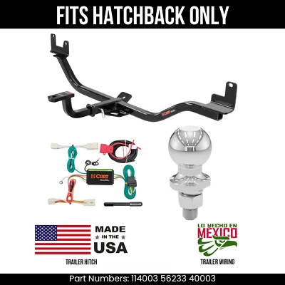 Enganche de remolque para Hyundai Elantra GT 13-17 4 pines cableado 2" ajuste bola hatchback 2 k Foto 1 de 4