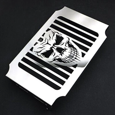 Skull Radiator Cover Bezel Grille Guard For Honda Magna VF 750 VF750 1994-2004 - Image 1 of 4