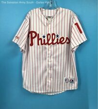 Majestic MLB Philadelphia Phillies #19 Greg Dobbs Jersey - Men's Size Large