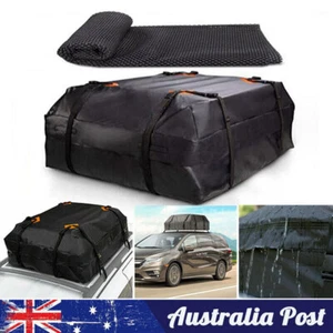 Car Roof Top Rack Carrier Cargo Bag Waterproof Luggage Storage Cube Bag Travel - Picture 1 of 15