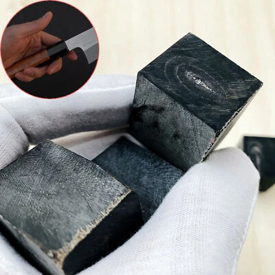 Natural Black Buffalo Horn Raw Solid Seal Material DIY Knife Handle Liner Spacer - image 1 of 4