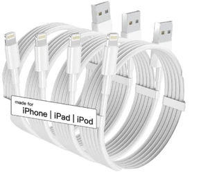 3 Pk OEM ORIGINAL Chargers Cable Charging Cord For iPhone 7 8 10 11 12 13 14 PRO - Picture 1 of 6