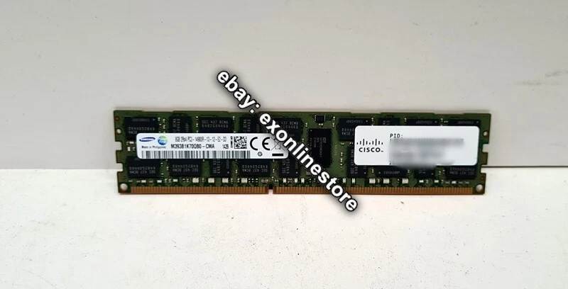 UCS-MR-1X082RZ-A - Cisco 8GB (1x8GB) 2Rx4 PC3-14900R DDR3-1866MHz 15-14069-01 - Image 1 of 1
