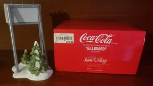 Coca Cola Billboard - Snow Village Department 56 - Picture 1 of 2